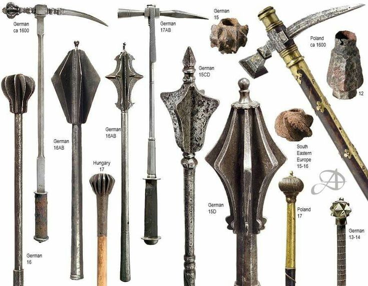 Various Maces and Hammers