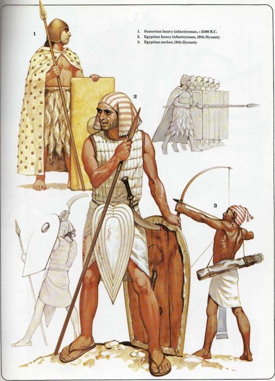 Egyptian and Sumerian Padded Armor